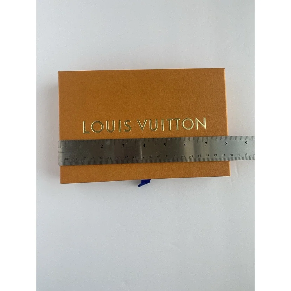 Louis Vuitton Wallet Size Empty Drawer Style Box With Dust Bag 8x5.25x1.5
